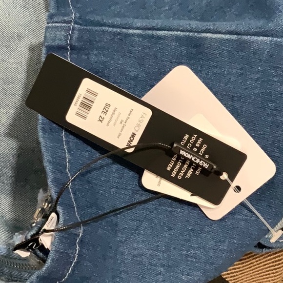 Plus Size Denim Skirt Set - Picture 2 of 2